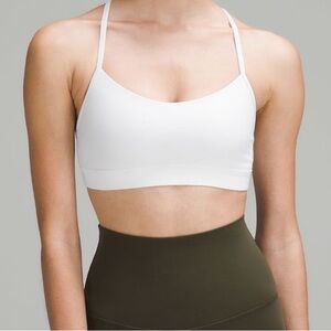 Lululemon Flow Y Bra Size 6 White